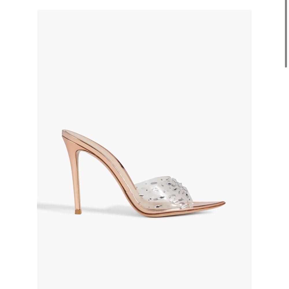 Gianvito Rossi Halley Mule- Silver